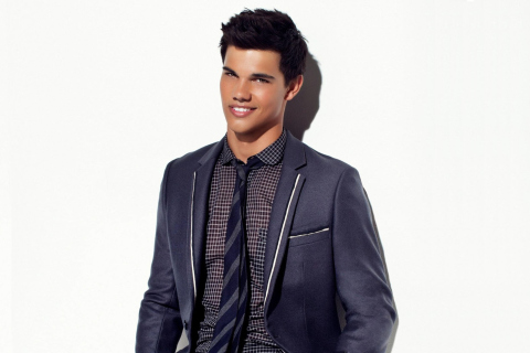 Screenshot №1 pro téma Taylor Lautner Smile 480x320