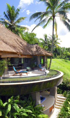Обои Resort Ubud Tropical Garden 240x400