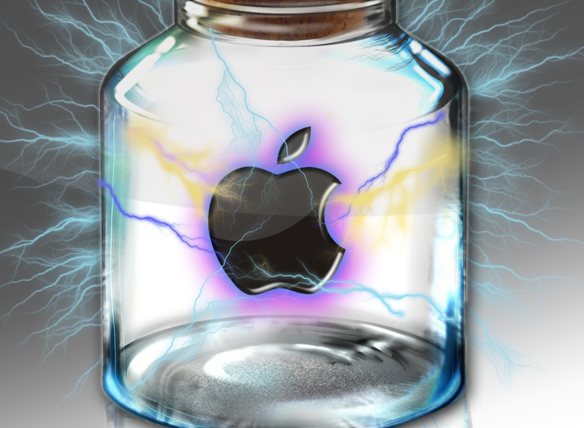 Fondo de pantalla Apple In Bottle 1920x1408