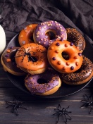 Fondo de pantalla Halloween Donuts 132x176