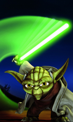 Das Star Wars: The Clone Wars Wallpaper 240x400