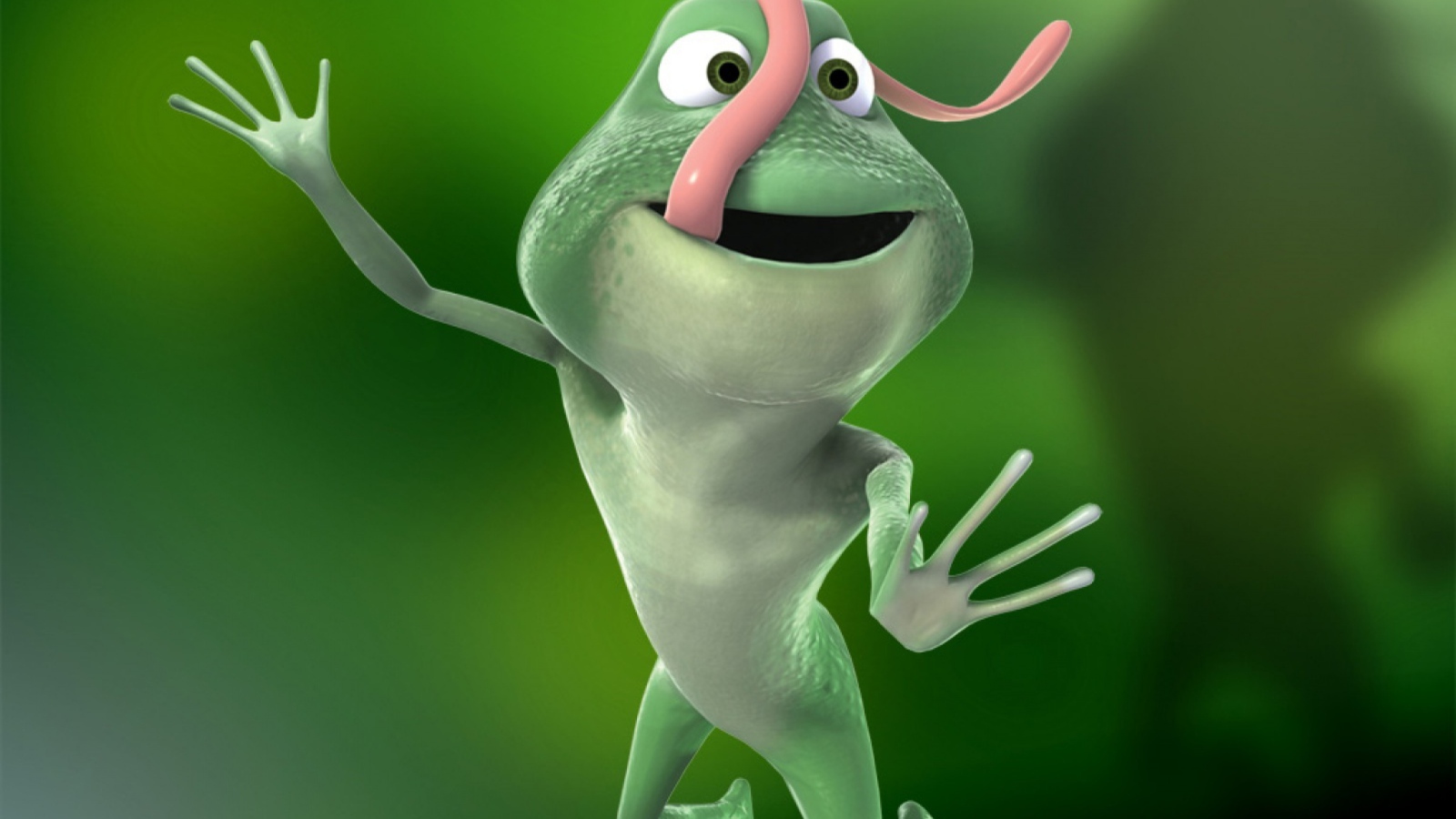 Screenshot №1 pro téma Funny Frog 1600x900
