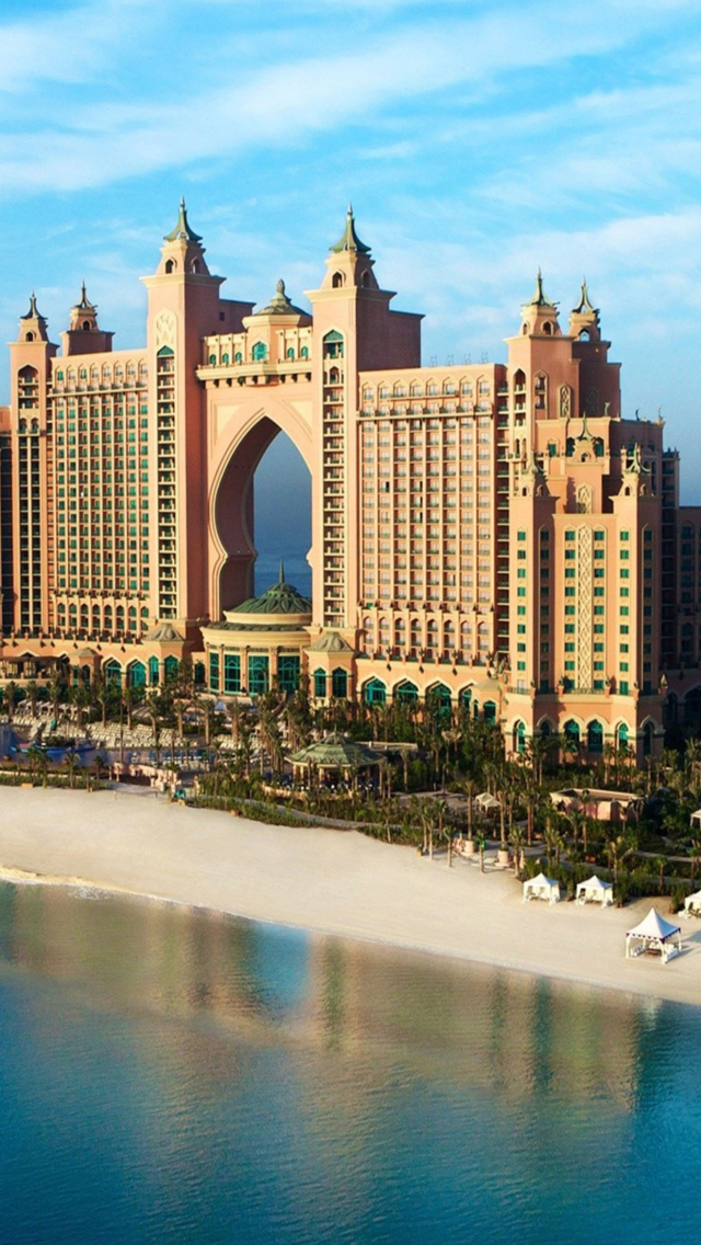 Обои Hotel Atlantis UAE 640x1136