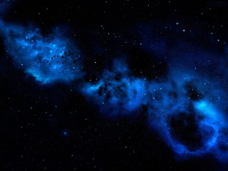 Sfondi Blue Space Cloud 320x240
