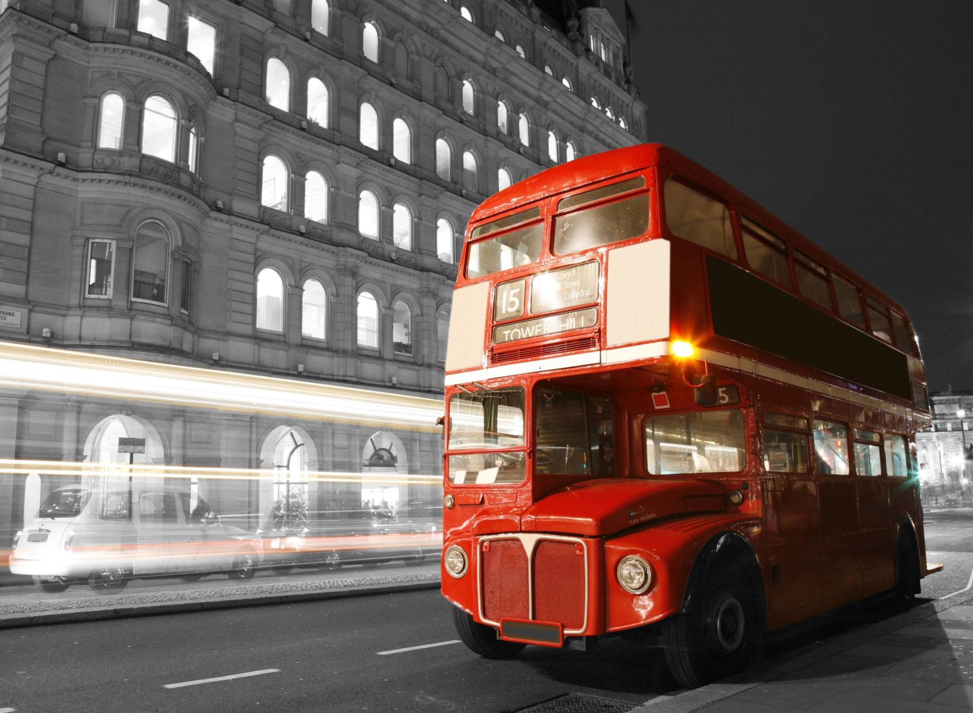 Das Red London Bus Wallpaper 1920x1408