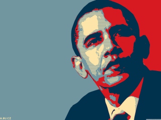 Screenshot №1 pro téma Barack Obama Art 320x240