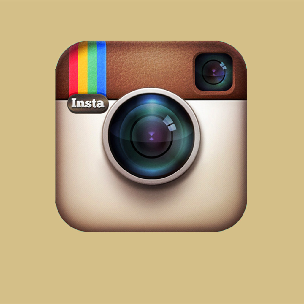 Das Instagram Symbol Wallpaper 1024x1024