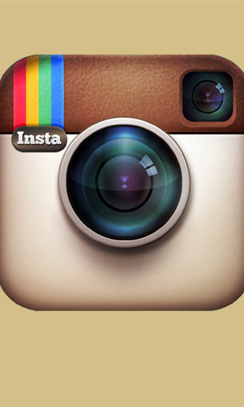 Das Instagram Symbol Wallpaper 480x800