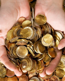 Fondo de pantalla Euro cent coins 128x160