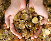 Fondo de pantalla Euro cent coins 176x144