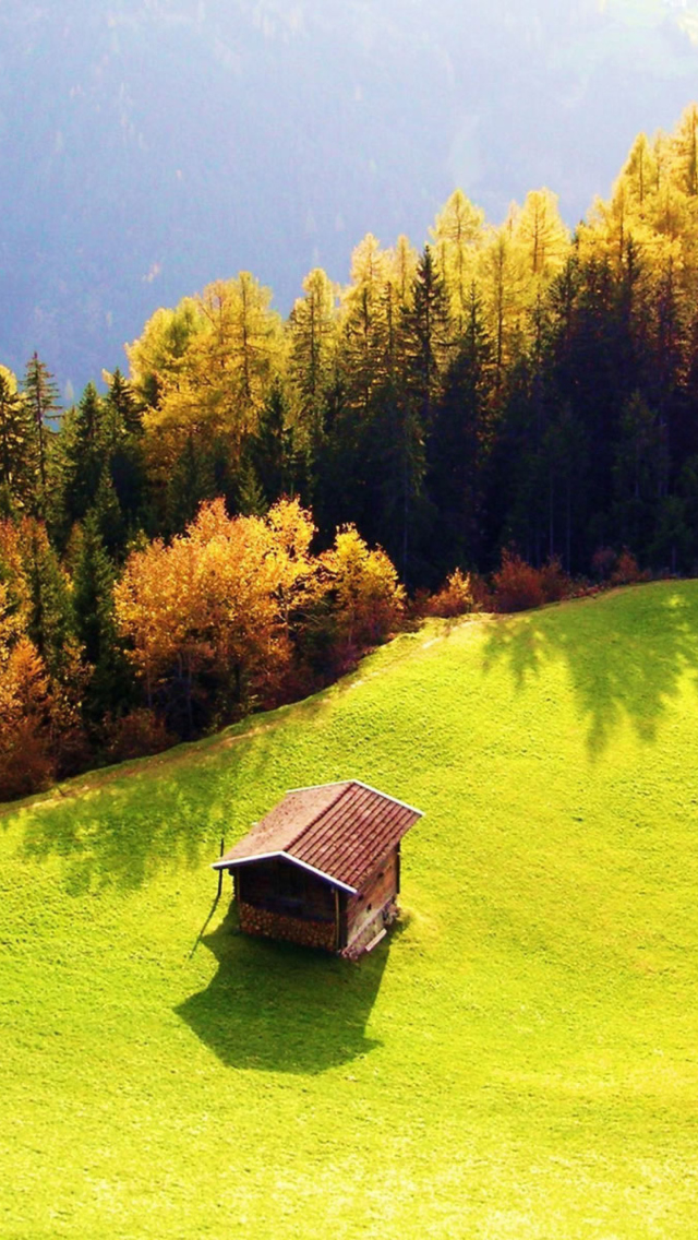 Das Lonely House On Hill Wallpaper 640x1136