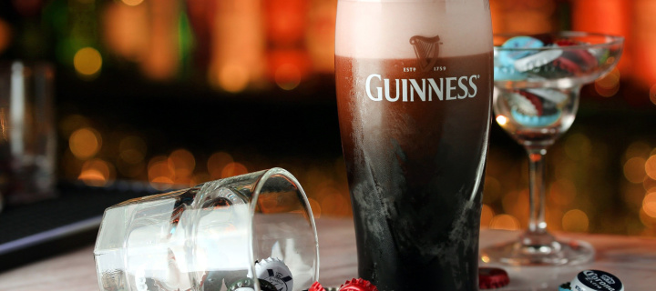 Sfondi Guinness Beer 720x320