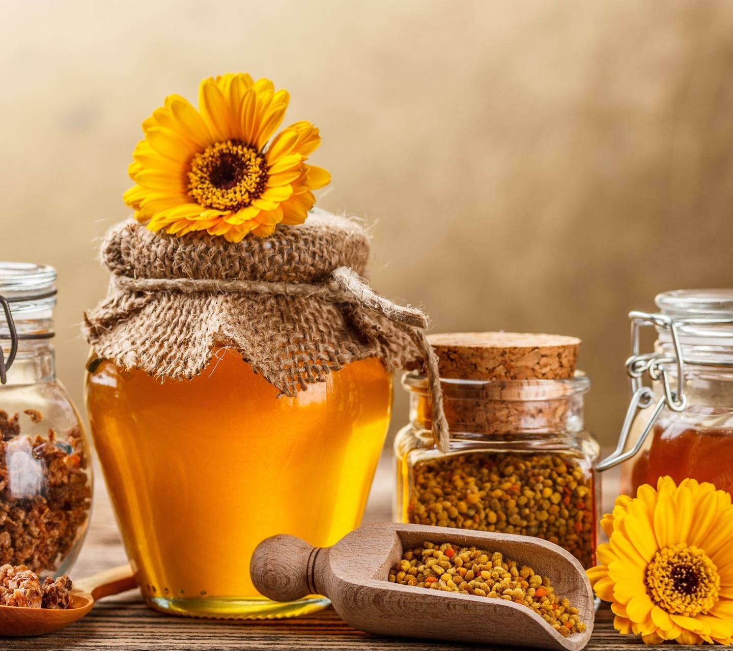 Honey from Greek Farm wallpaper 1440x1280