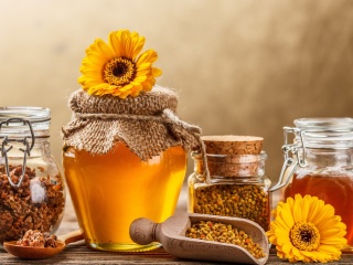 Screenshot №1 pro téma Honey from Greek Farm 320x240