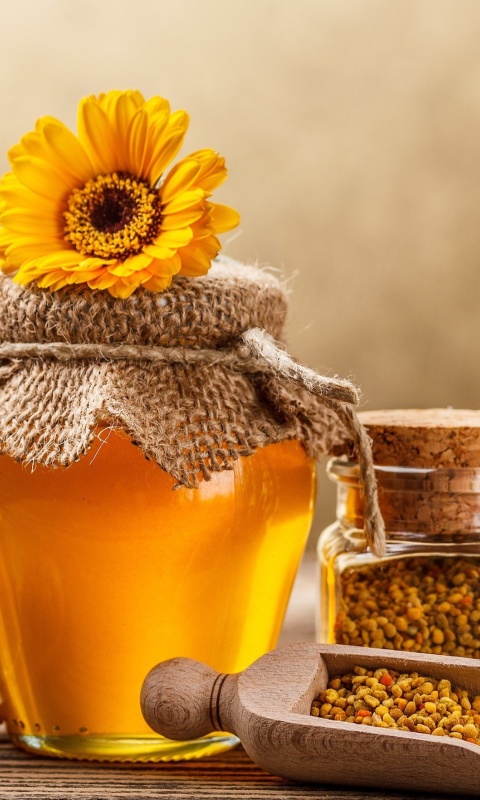 Das Honey from Greek Farm Wallpaper 480x800