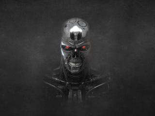 Das Terminator Endoskull Wallpaper 320x240