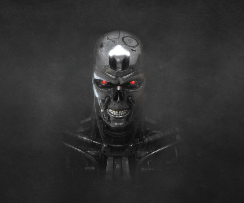 Das Terminator Endoskull Wallpaper 480x400