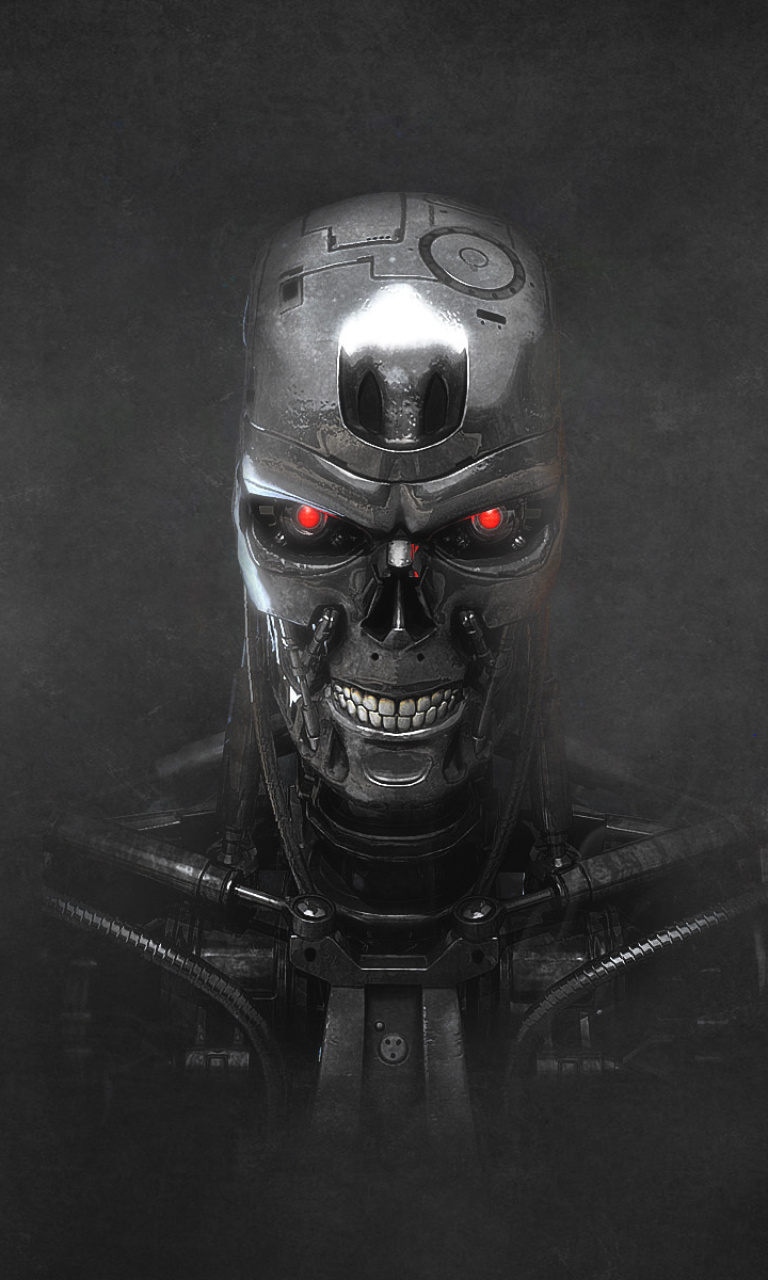 Fondo de pantalla Terminator Endoskull 768x1280