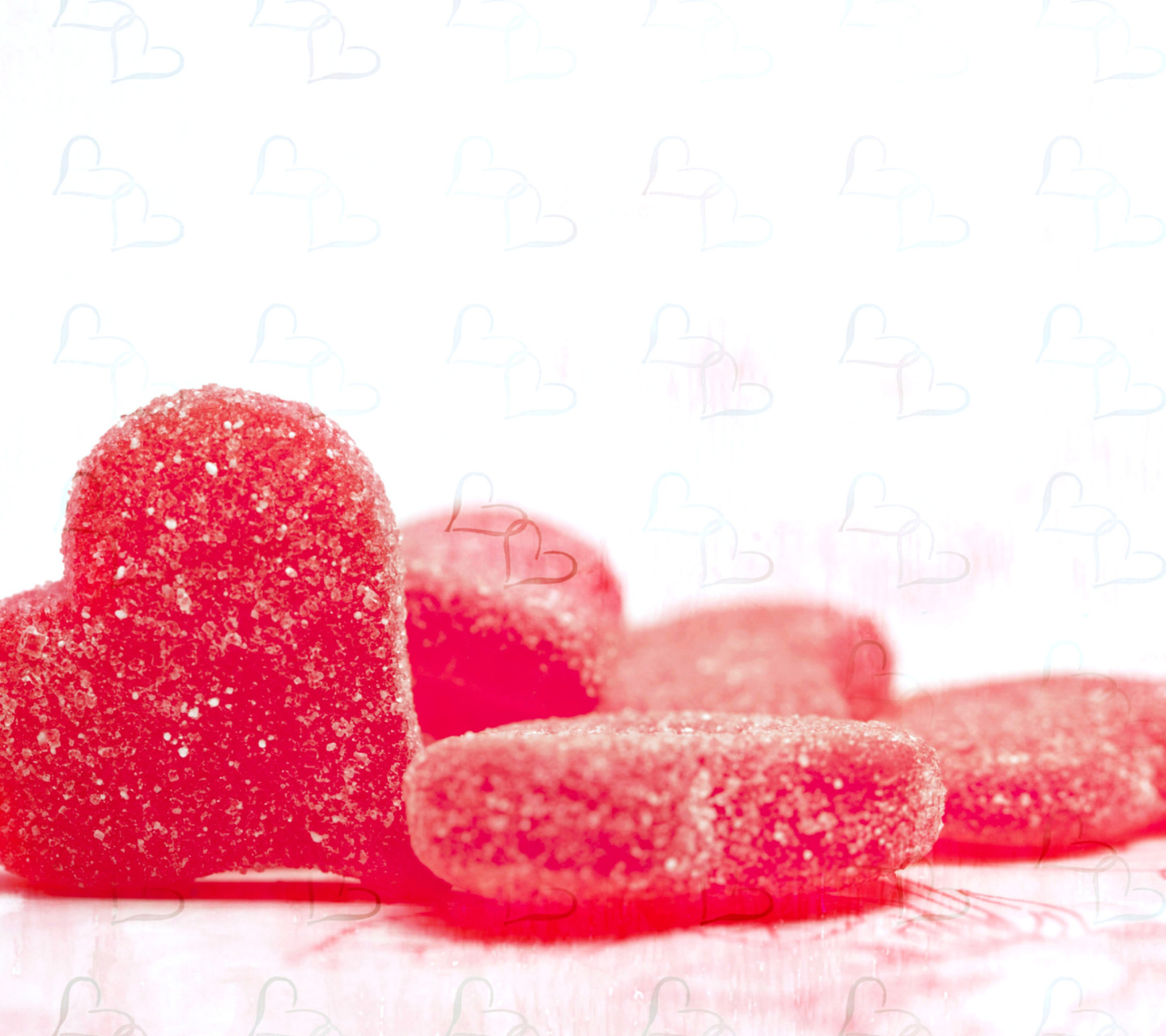Обои Sweet Hearts 1440x1280