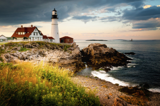 Cape Elizabeth, Maine - Obrázkek zdarma pro Nokia Asha 205