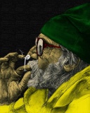 Rastafari and Smoke Weeds wallpaper 128x160