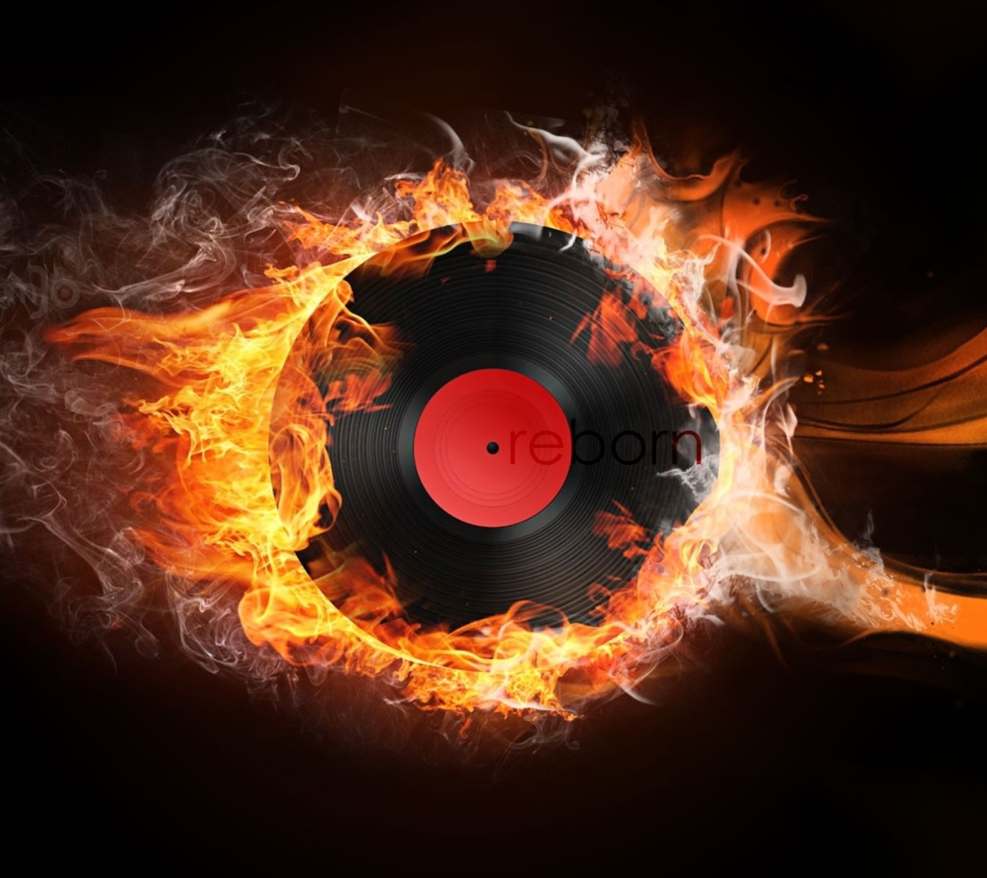 Screenshot №1 pro téma Burning Vinyl 1440x1280