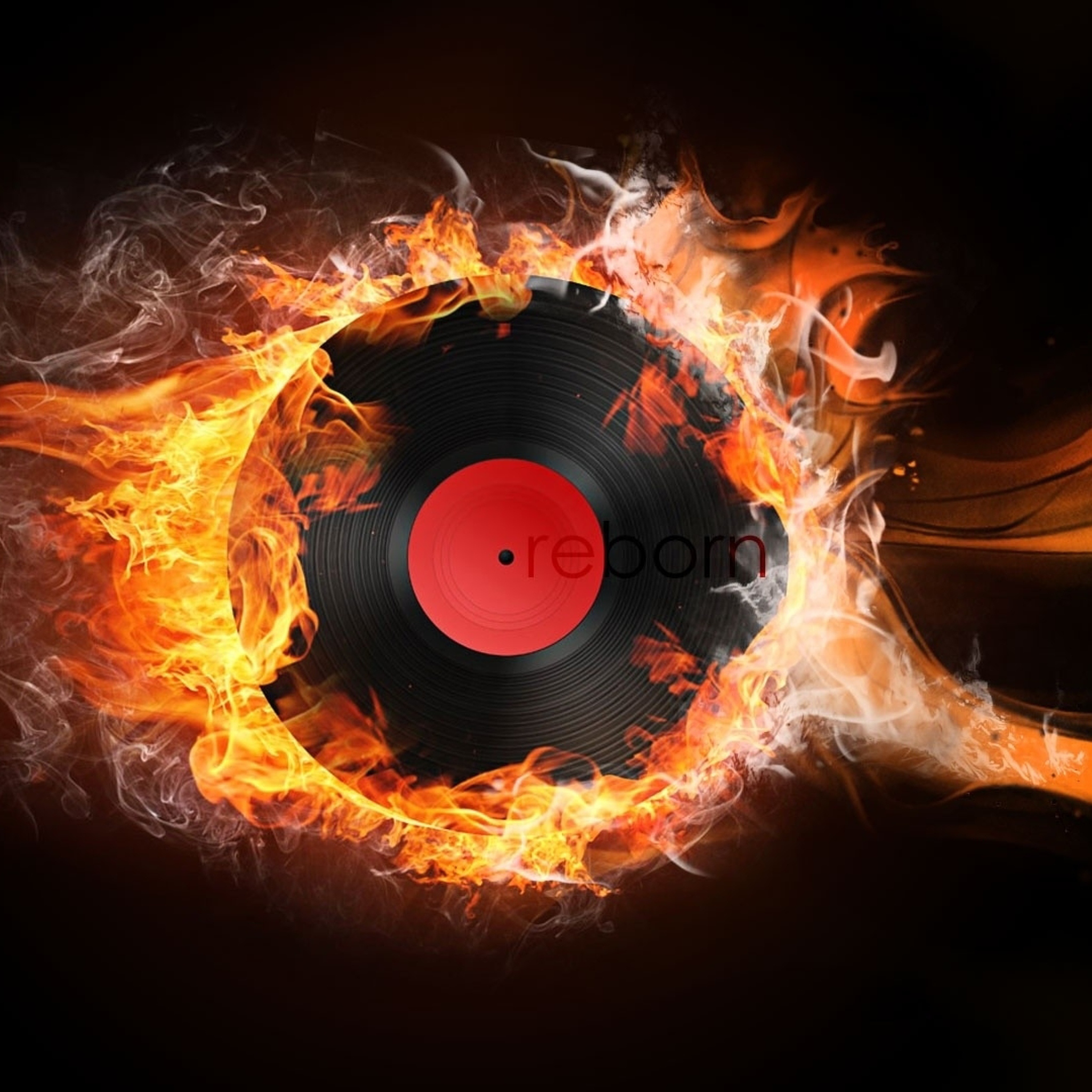 Screenshot №1 pro téma Burning Vinyl 2048x2048