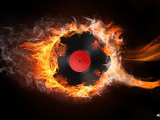 Screenshot №1 pro téma Burning Vinyl 320x240