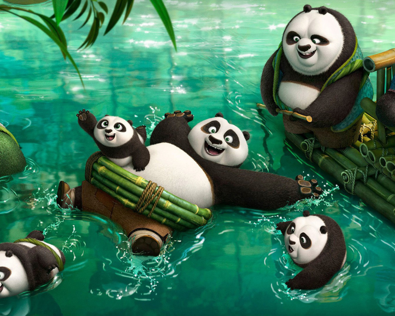 Fondo de pantalla Kung Fu Panda 3 1280x1024