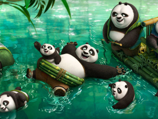 Das Kung Fu Panda 3 Wallpaper 320x240