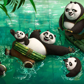 Kostenloses Kung Fu Panda 3 Wallpaper für 208x208