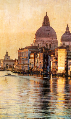 Das Venice Grand Canal Art Wallpaper 240x400