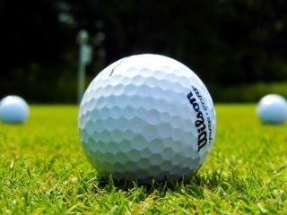 Screenshot №1 pro téma Golf Ball 320x240