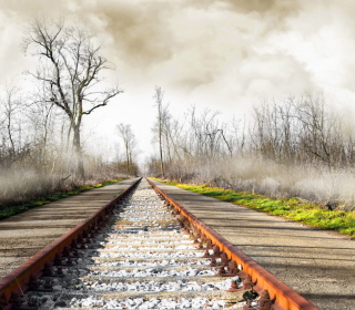 Autumn Railway - Obrázkek zdarma pro iPad 3