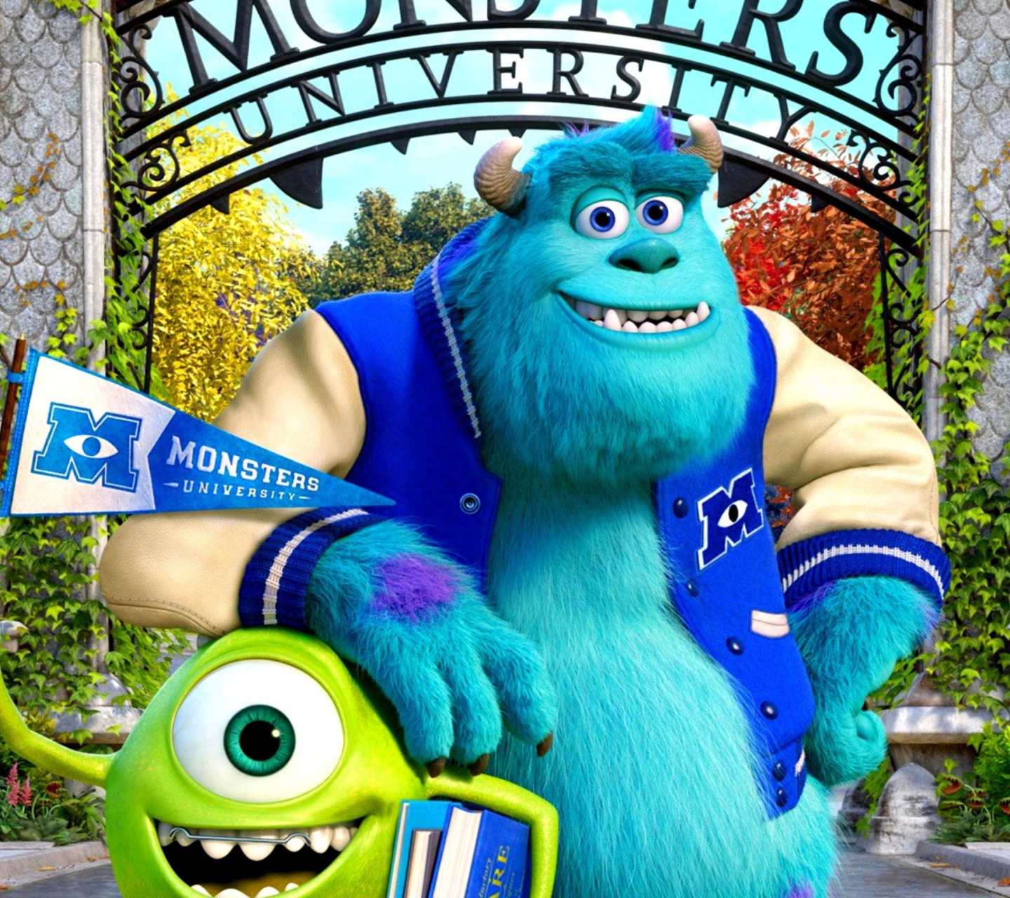Screenshot №1 pro téma Monsters University 1440x1280