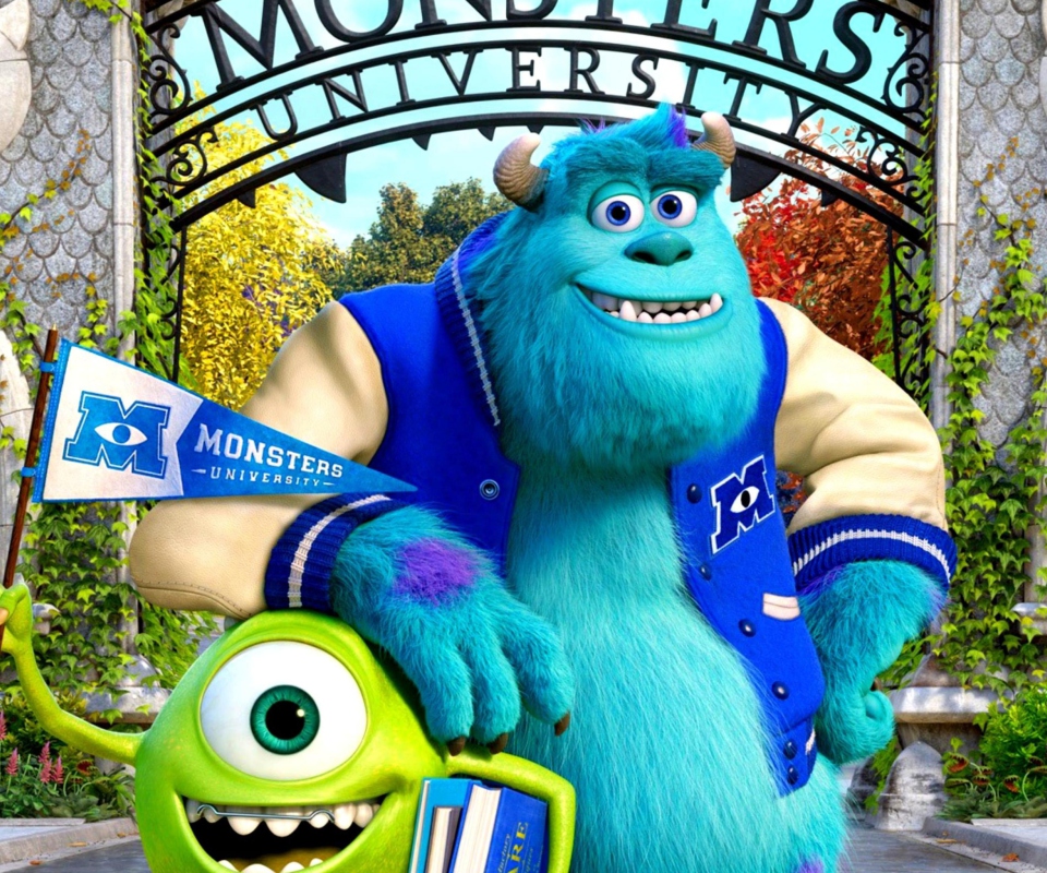 Fondo de pantalla Monsters University 960x800
