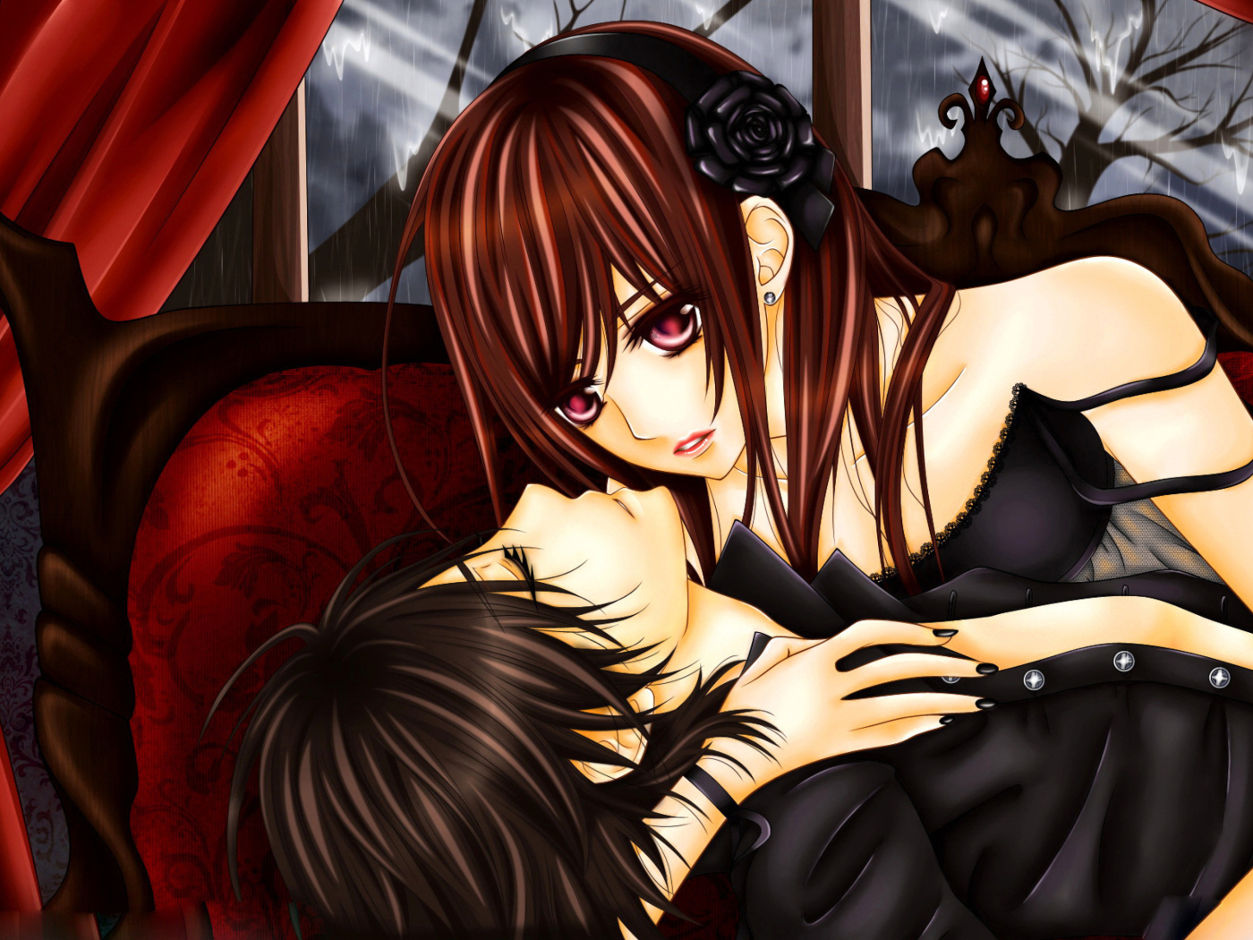 Das Yuki And Kaname - Vampire Knight Wallpaper 1400x1050