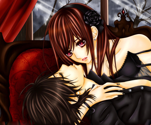 Yuki And Kaname - Vampire Knight screenshot #1 480x400