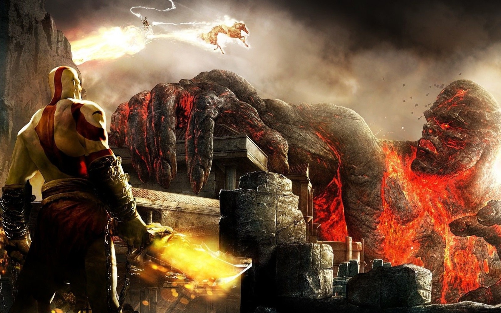 Das God of War III Wallpaper 1680x1050