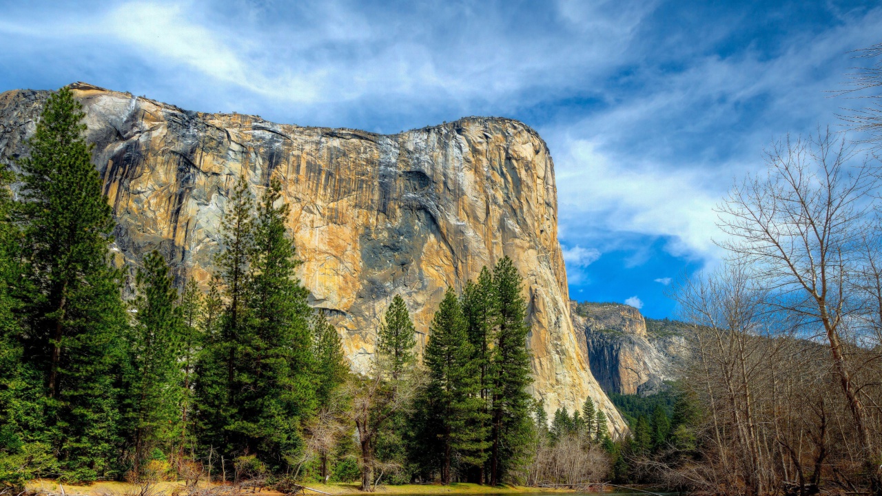 Yosemite National Park in Sierra Nevada wallpaper 1280x720