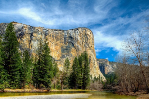 Обои Yosemite National Park in Sierra Nevada 480x320
