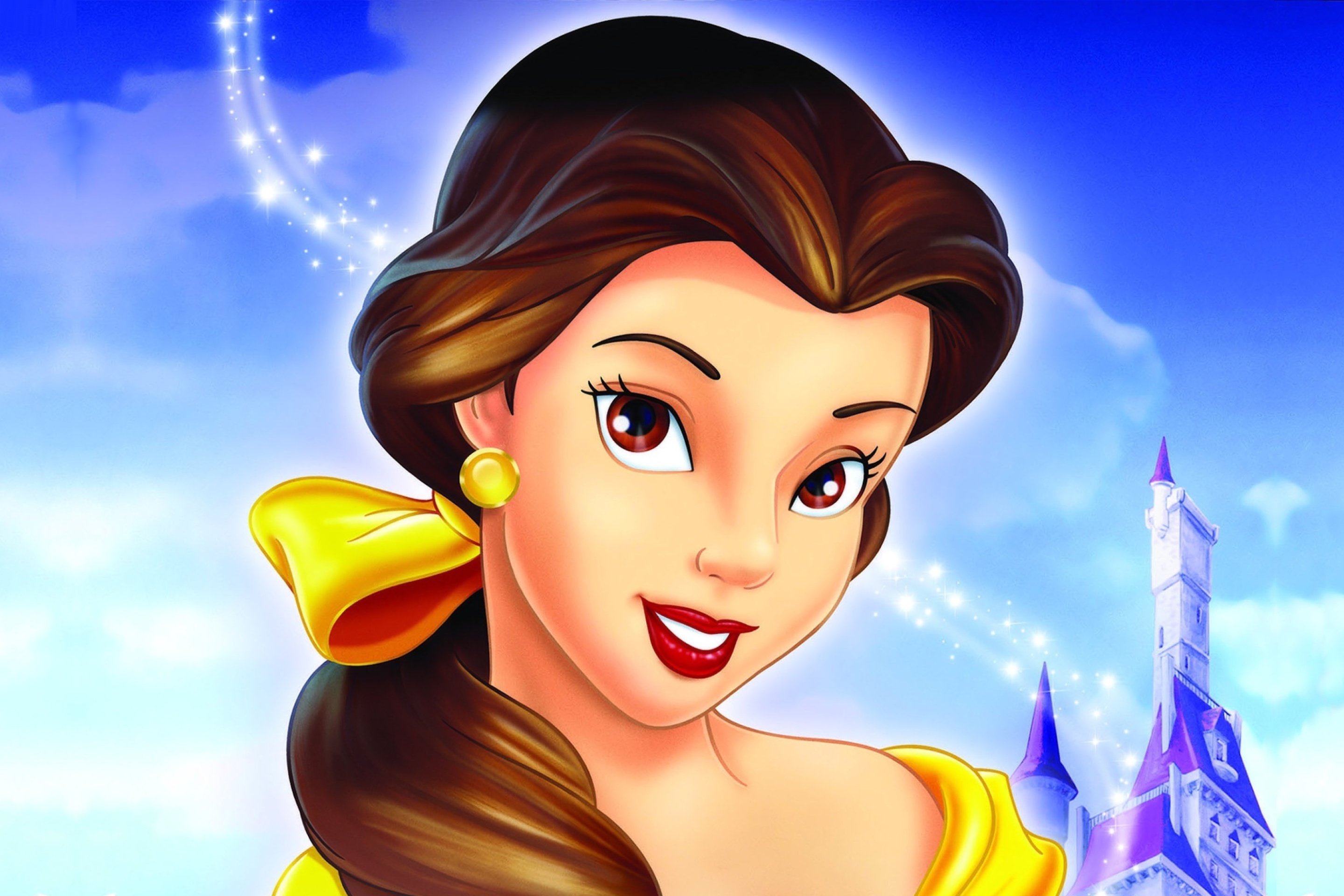 Обои Beauty and the Beast Princess 2880x1920