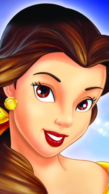 Beauty and the Beast Princess wallpaper 360x640