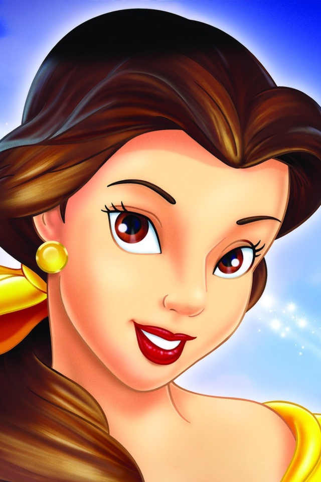 Beauty and the Beast Princess wallpaper 640x960