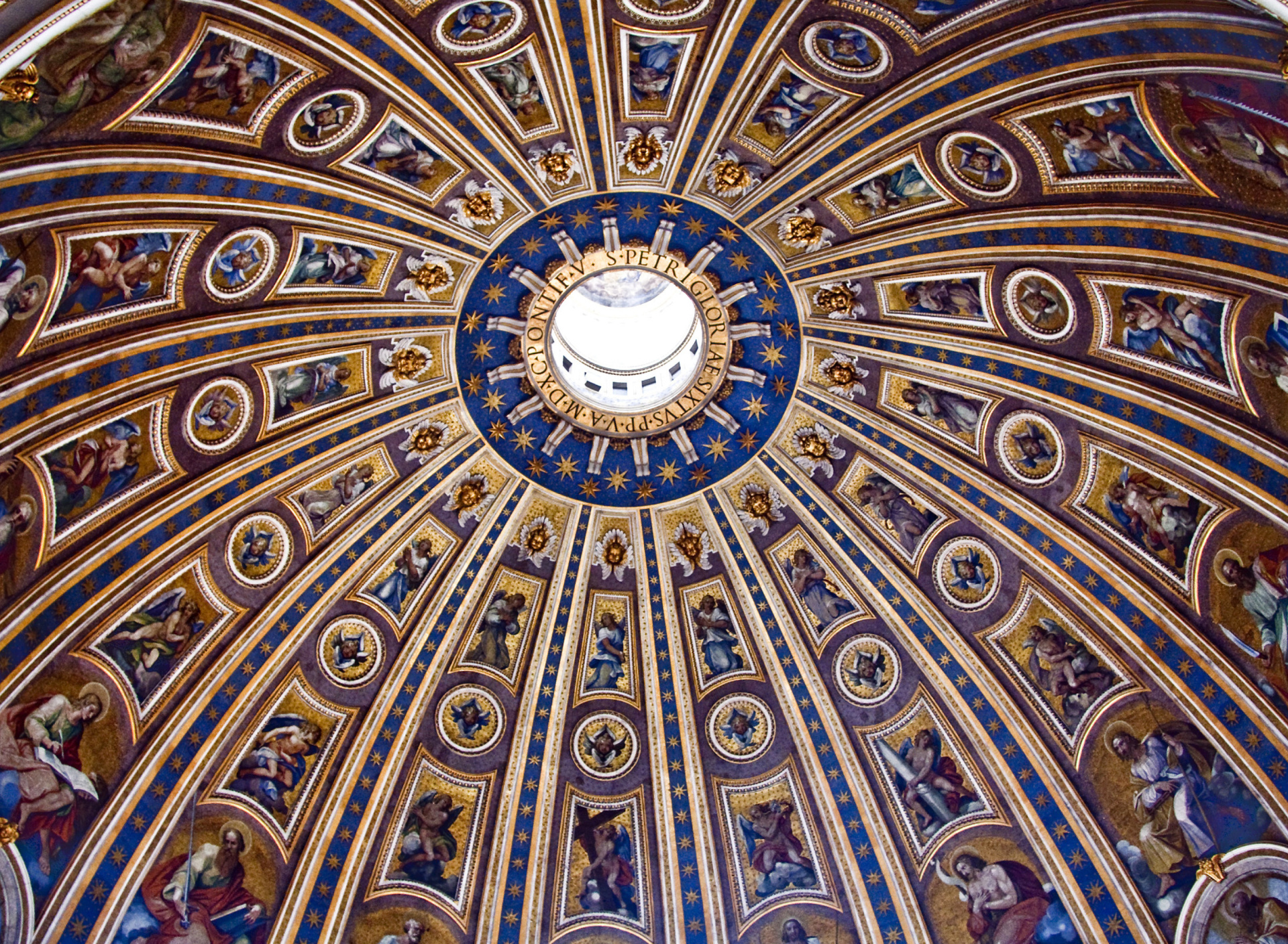 Das Papal Basilica of St Peter in the Vatican Wallpaper 1920x1408