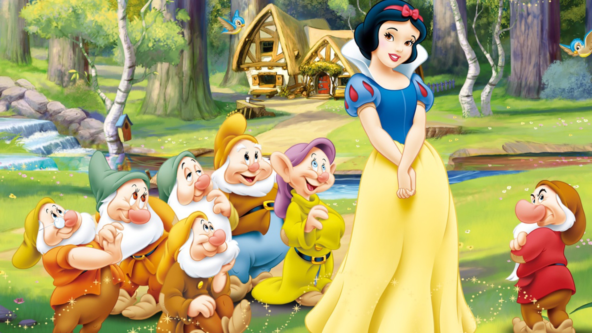 Screenshot №1 pro téma Snow White and the Seven Dwarfs 1920x1080