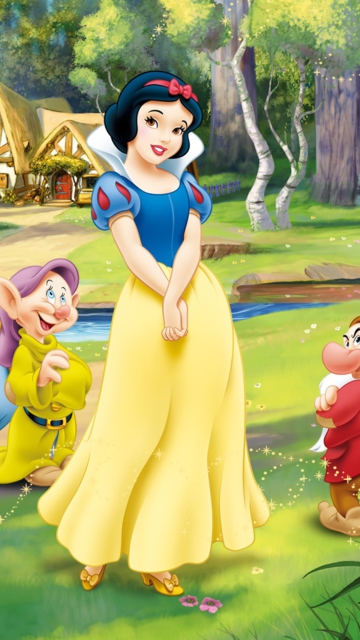 Snow White and the Seven Dwarfs wallpaper 360x640