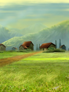 Dream Village wallpaper 240x320