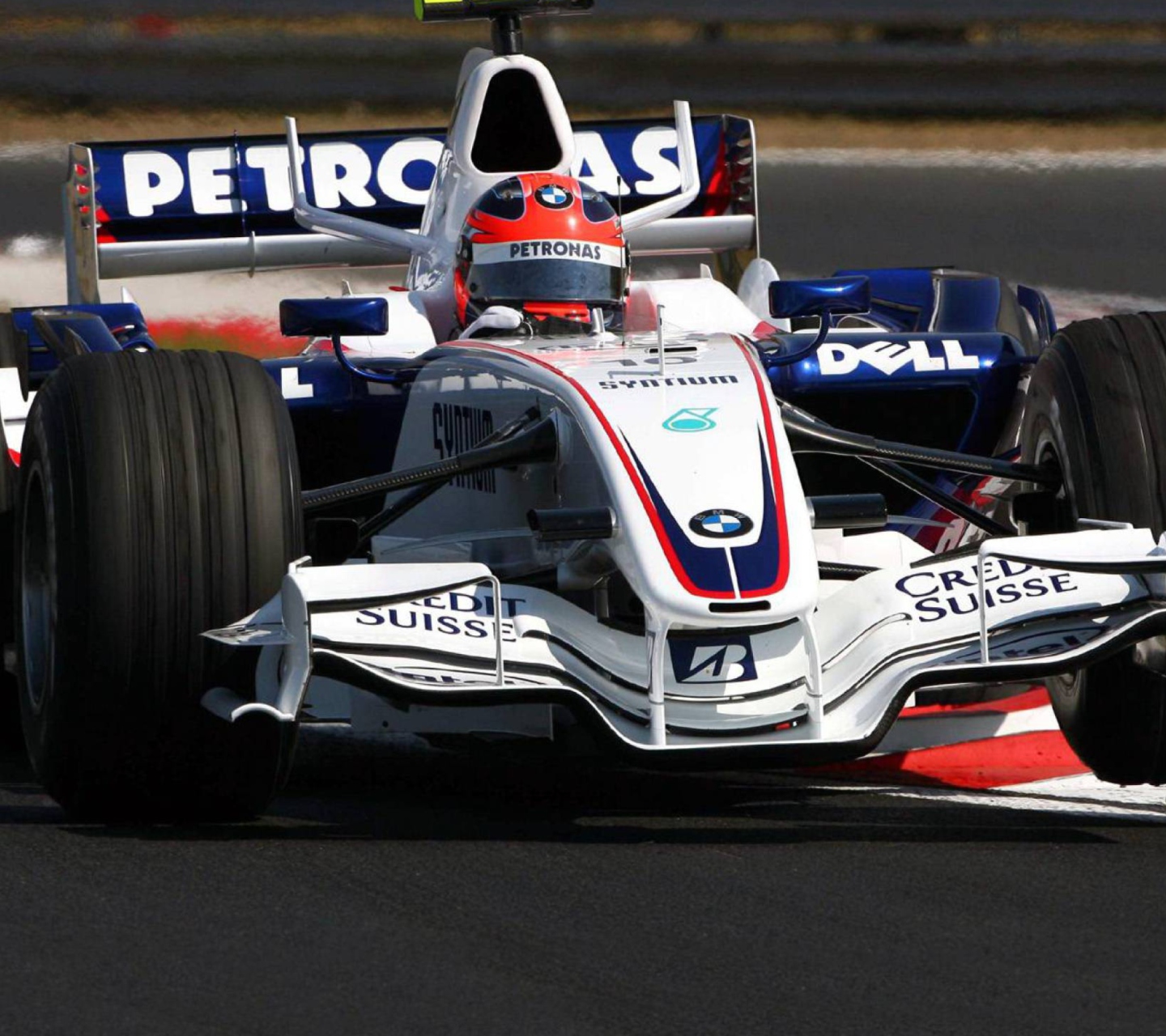 Fondo de pantalla Robert Kubica Bmw Sauber F1 2007 Hungary 1440x1280