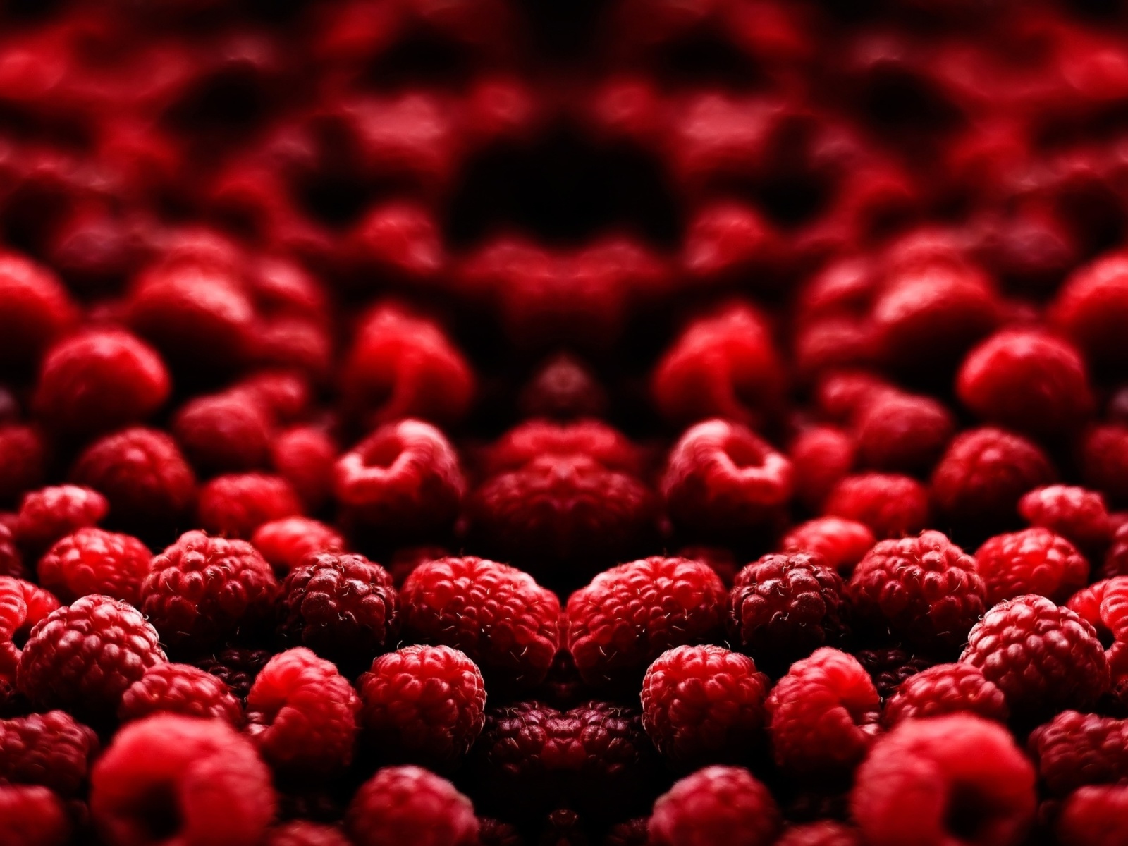 Das Appetizing Raspberries Wallpaper 1600x1200